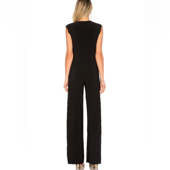 Norma Kamali Black Sleeveless Jumpsuit Bestseller New with Tag W1865 Sz S - Picture 3 of 13